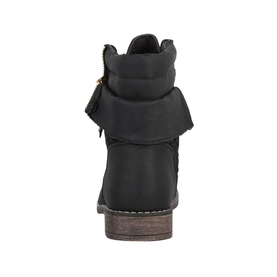 Elara Damskie botki Worker Boots Pointed Chunkyrayan