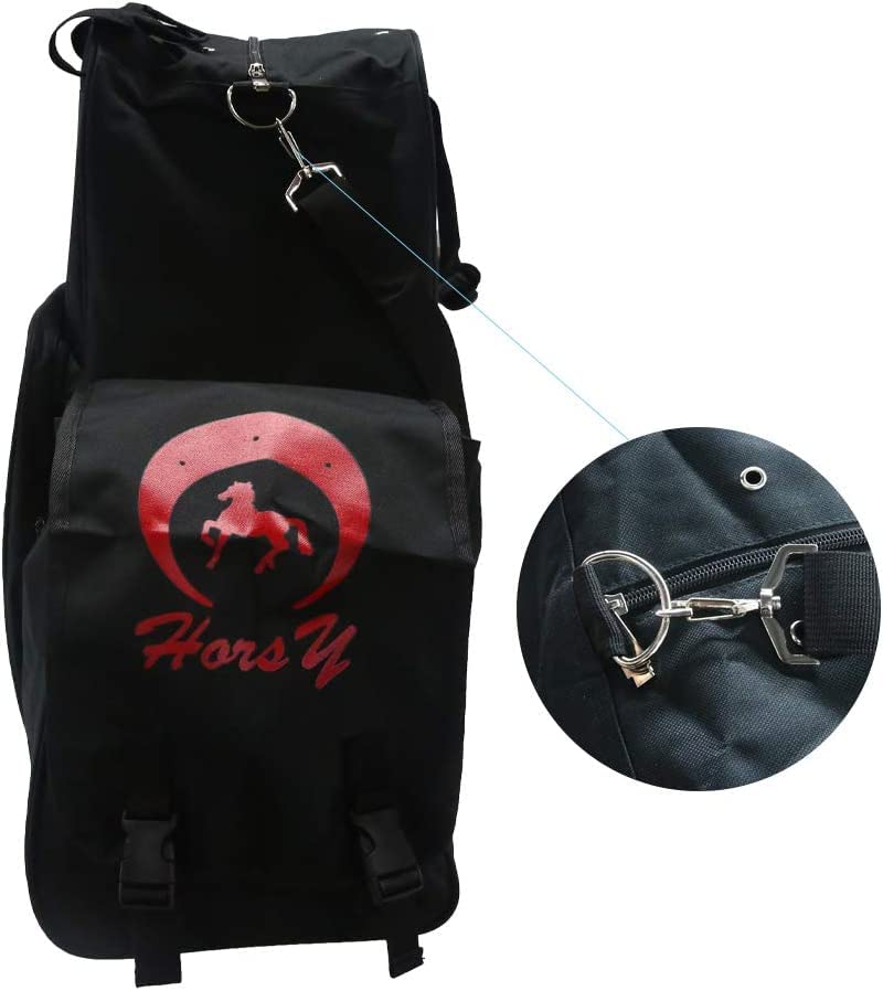 TentHome Sac D'Équitation Parent-Enfant Avec Compartiment Casque Et Sac à Chaussures : Modèle Professionnel 55x36cm Ou 44x25cm