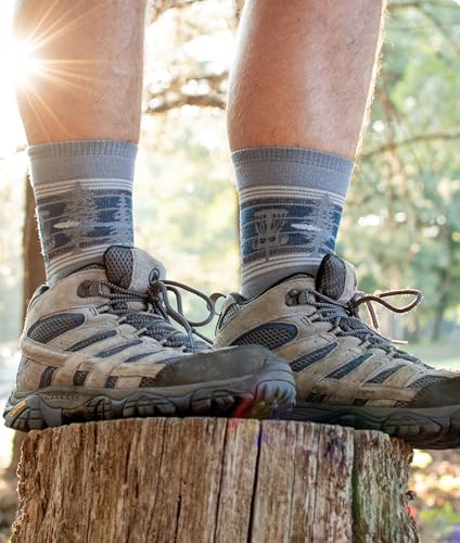 Farm to Feet Rock Hill Innova Damascus 3/4 Merino Wool Crew Socks3