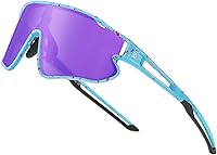 Vista 11 de DUCO Gafas de sol para niños y jóvenes, ligeras, con montura TR90, UV400, para béisbol, ciclismo, para niños y niñas, DK268