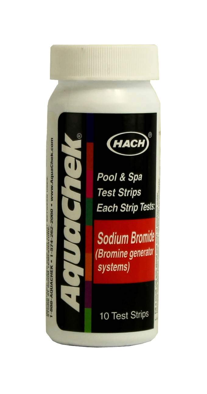 Aquachek 562053 Pro Swimming Pool Spa Sodium Bromide Test Kit Strips Titrators