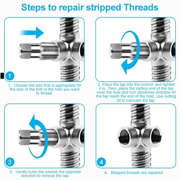 Carbon Steel NPT Pipe Tap - Accurate Threads -4