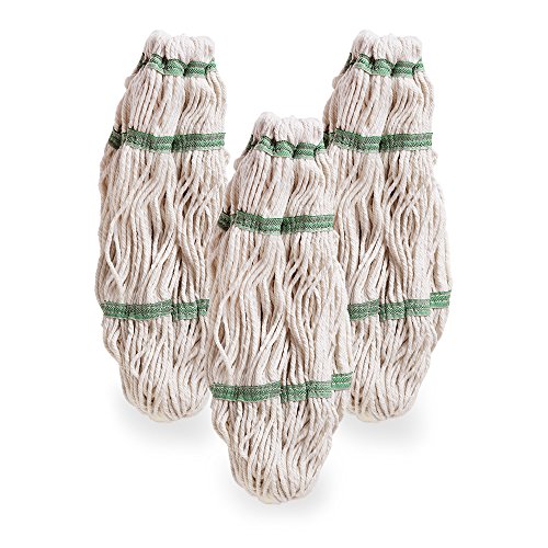 Libman Tornado Mop Refills | Self Wringing Mop | Cotton Mop Head | Twist Mop | Twist Mop Head Replacement | Machine Washable | 3 Self Wring Mop Heads | Direct Replacement Heads For The Tornado Mop #TOP1