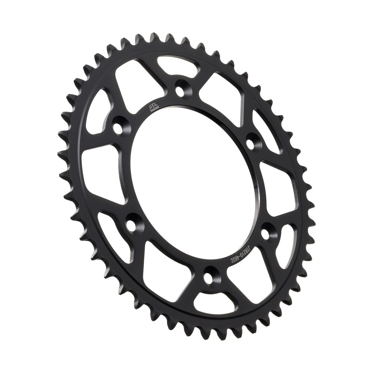 JT Sprockets JTR210.48SC 48 Tooth Self Cleaning Lightweight Steel Rear Sprocket, Single, black