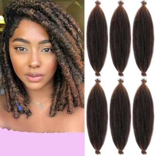 BLTYXT Springy Afro Twist Hair Soft Pre Separated Synthetic Marley Twist Braiding Hair for Locs Crochet Hair Extensions (12 Inch(Pack of 6), T30) BLTYXT Springy Afro Twist Hair Soft Pre Separated Synthetic Marley Twist Braiding Hair for Locs Crochet Hair Extensions (12 Inch(Pack of 6), T30)