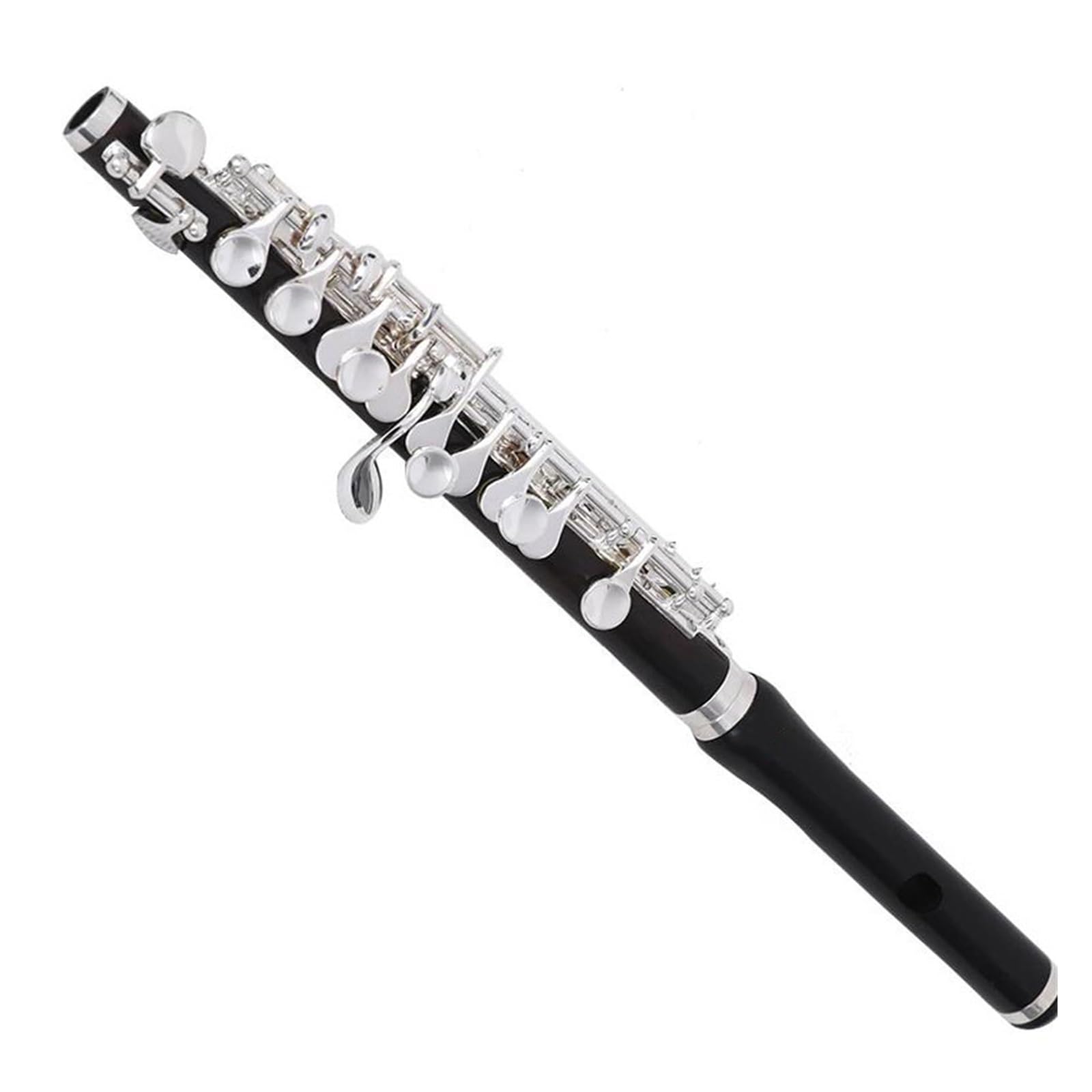 Flauta adultos Piccolo C Key Cuproníquel Flauta De Tamaño Medio Chapado En Plata Material Del Cuerpo Baquelita