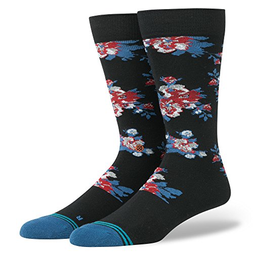 Stance Men's Fusion Dress Socks Black Large (9-12)