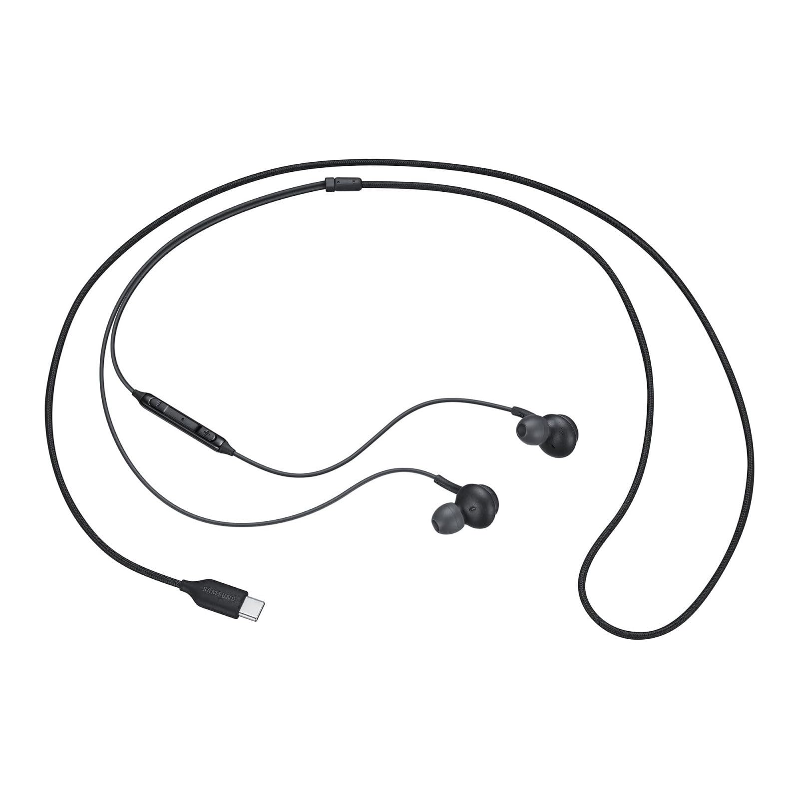 Samsung EO-IC100 słuchawki douszne ze złączem USB typu C, dźwięk AKG, czarne