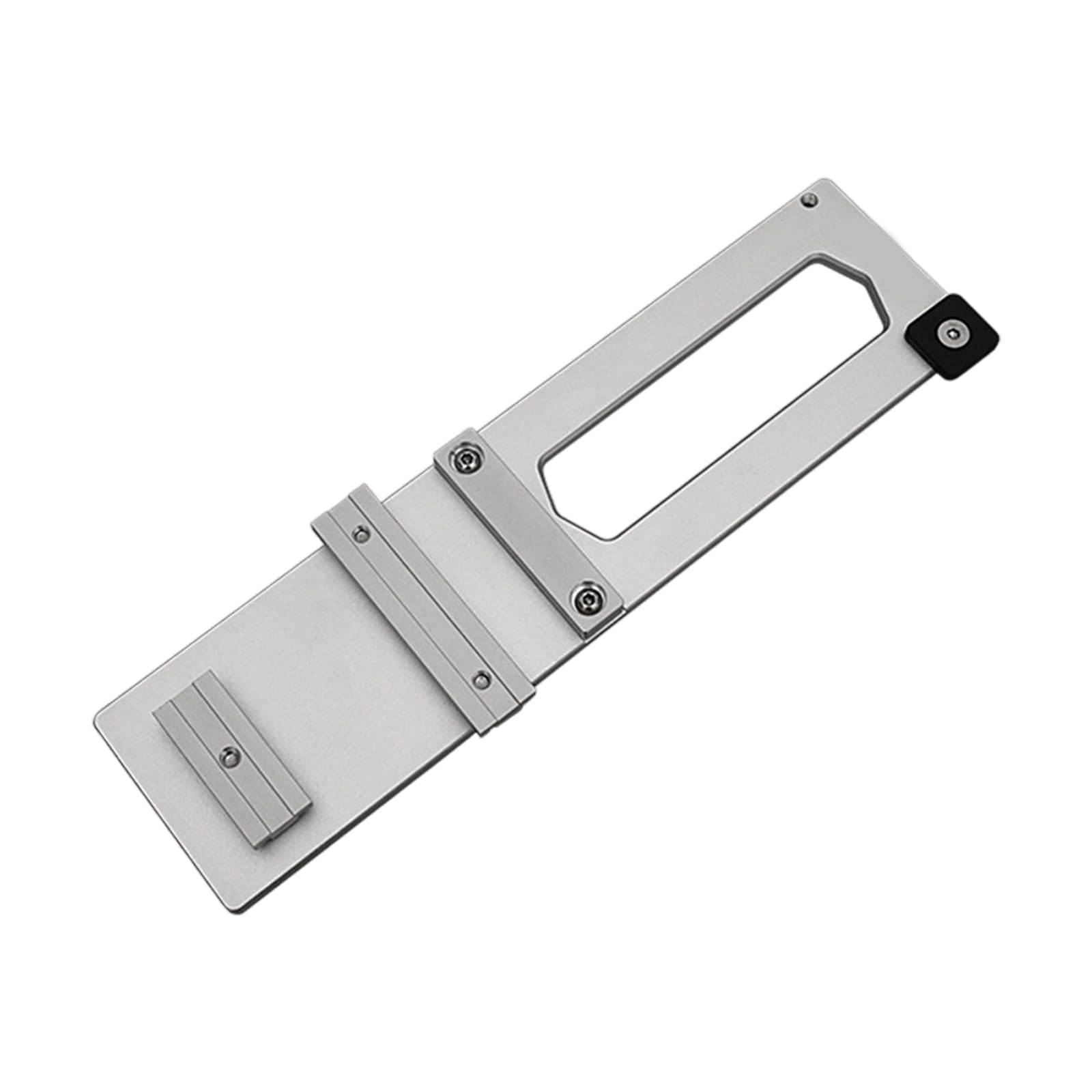 Tsophreniq Gray Accuracy Right Angles Cutting Attachment High Strength Aluminum For Woodworking Tool And Craft Projects Accuracy Woodworking Cutting Guide