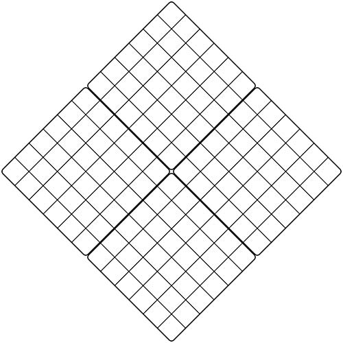 Image of MILAD SAIFIX Grid Photo Wall, Photo Wall Creative Decoration, Photo Frame, Shooting Props Family, Office, Etc. (30 L x 30 W in CM's, Black, Set of 2 Pcs)
