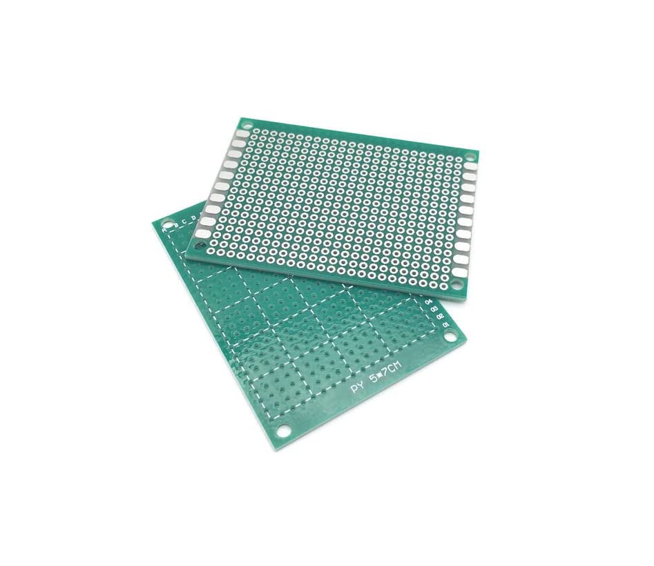 xcluma Single Side Copper Prototype PCB Universal Board 5X7 5 * 7 cm - 1.6mm thick (B09ZB547QK) Amazon Price History, Amazon Price Tracker
