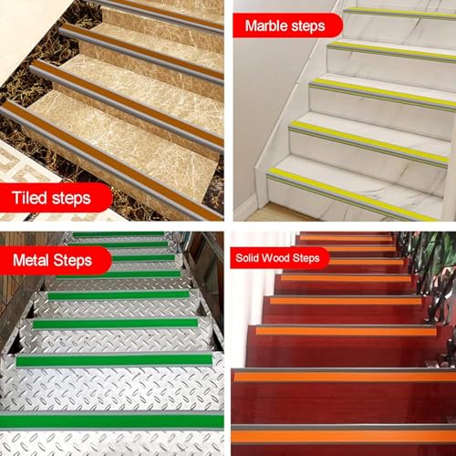 Protector de goma antideslizante para escaleras sin caídas 7
