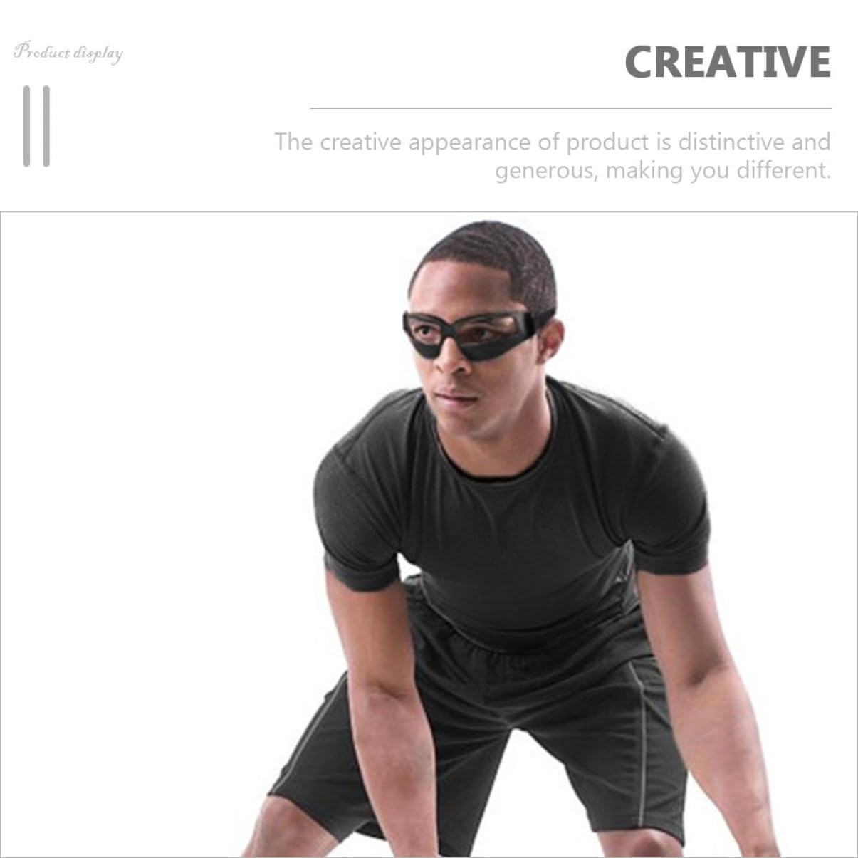 Kisangel 3piezas Gafas De Baloncesto Ajustables Para Entrenamiento Gafas Deportivas Portátiles Sin Lentes Protección Para Regatear Adecuadas Para Adolescentes y Adultos