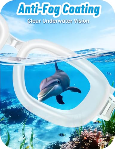 Image of Vvinca Kids Swim Goggles, Swimming Goggles for Kids 3-14 Anti-Fog UV Protection No Leak Pool Glasses for Boys Girls