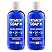Remedy Soap Pack of 2, Helps Wash Away Body Odor, Sooth Athlete's Foot, Ringworm, Jock Itch, Yeast Infections and Skin Irritations. 100% Natural with Tea Tree Oil, Mint & Aloe 12 oz