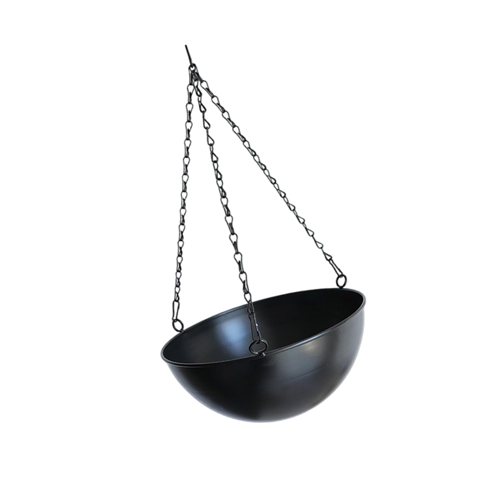 Limtula Decorative Iron Hanging Flower Pots Containers Hanging Planter Suitable for Indoor and Outdoor Use Chain Planter