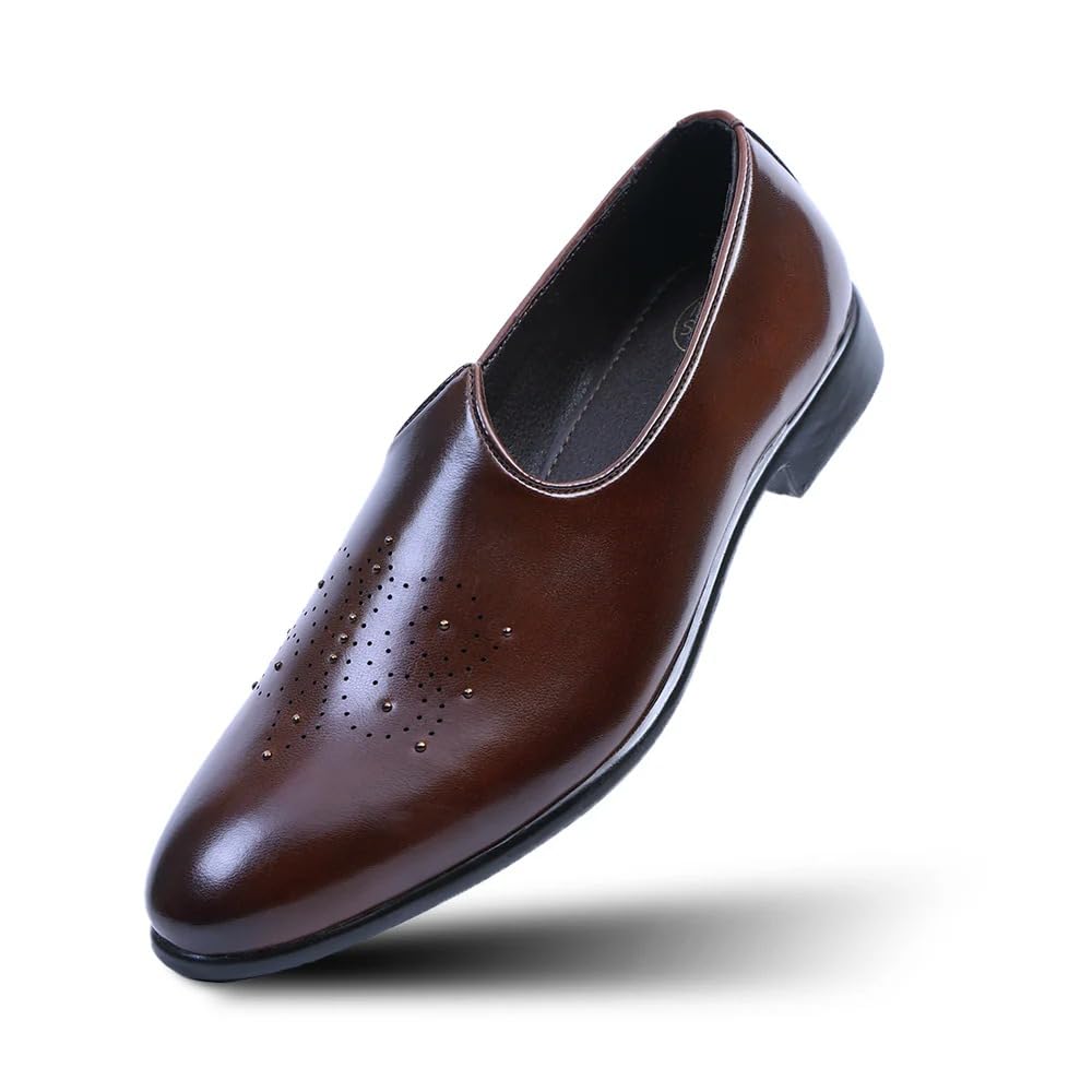 Studded Mojari – Burnished Brown-image-11