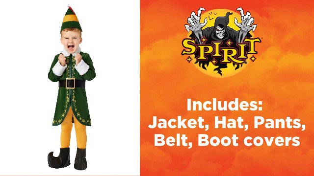 Disfraz completo Buddy the Elf para niños 5T-6T miniatura 3