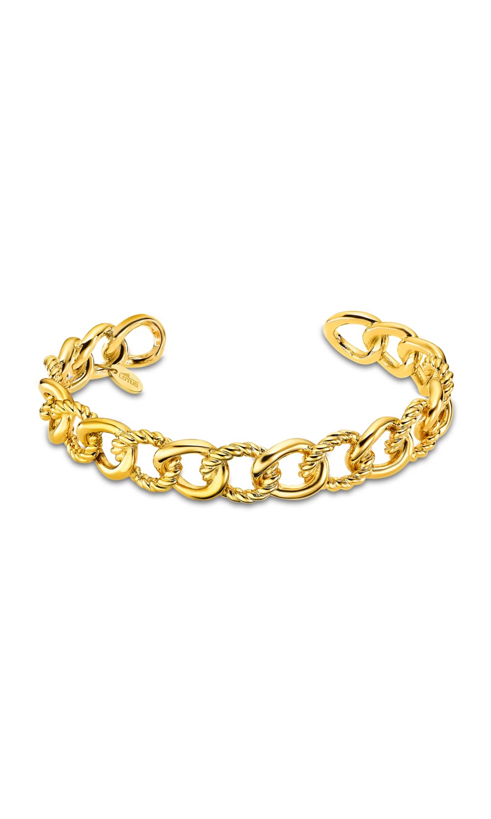 LOTUS STYLE Pulsera Acero Inoxidable Mujer LS2246-2/2 - Sofisticado Brazalete con Pulido y Acabado Refinado - Special Prices - Pulsera Dorada 6,9 cm - Regalo Cumpleaños, Aniversario, Ocasión Especial