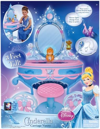 Amazon ディズニープリンセス シンデレラ キャリッジドレッサーdp016 おもちゃ お化粧 鏡台 家具 かわいい 子供用 プレゼント グッズ メイクアップ おもちゃ