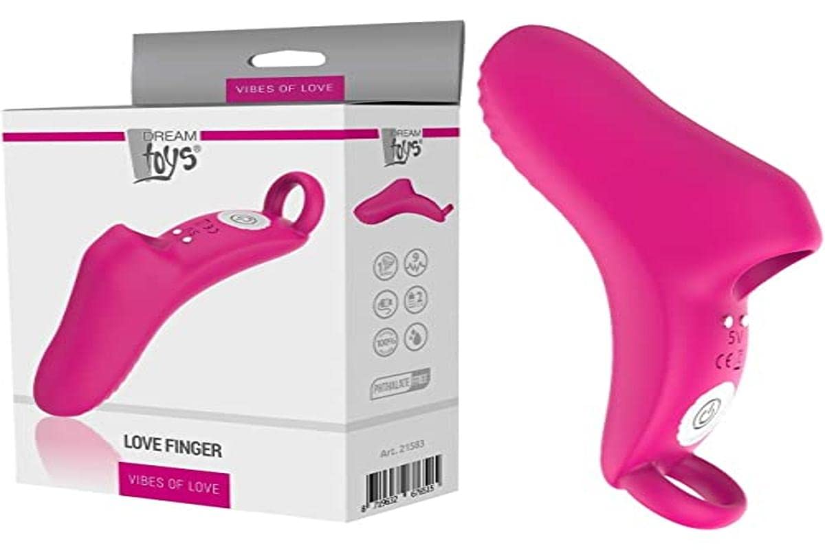 Dream Toys Essentials Finger Vibe Magenta Pink 10,5 cm