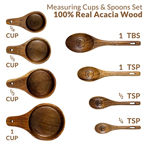 Kraft-Kitchen-Wooden-Measuring-Cups-and-Spoons-Set-Wood-Measuring-Cups-Wooden-Measuring-Spoons-Set-Wood-Kitchen-Accessories-Cute-Measuring-Cups-Measuring-Set-for-Dry-Ingredients