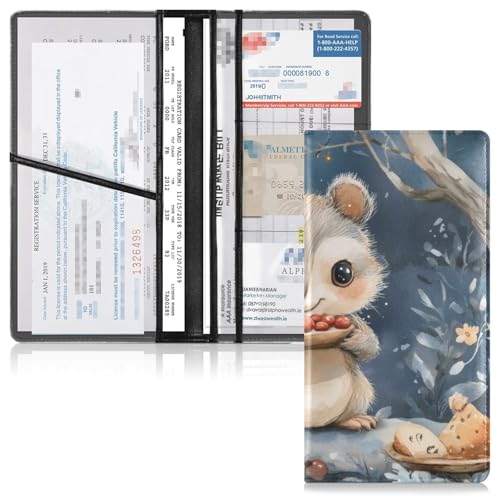 Organizador para Documentos Vehículo PU miniatura 1