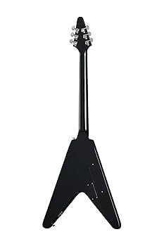 Epiphone ブラック エレキギター Amazon.com: Epiphone Flying V Prophecy, Lefty Jet Black