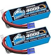 Amazon.com: Yowoo 2 Pack Graphene Lipo Battery 6S 6000mAh 22.2V