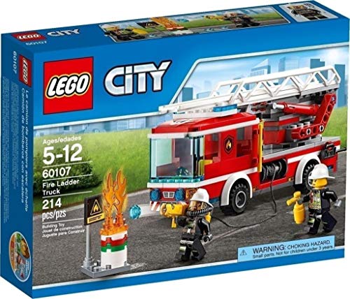 LEGO City 60107 - Feuerwehrfahrzeug mit fahrbarer Leiter