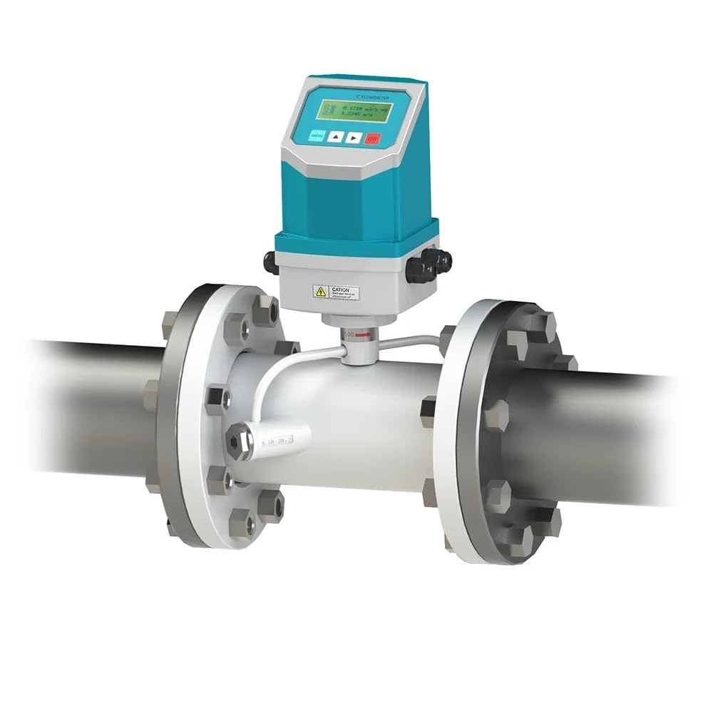 TUF-2000F, Pipeline Flowmeter Flange Sensor, with Modbus RS485, Used for Metal Or Plastic Pipe(DN40-80mm)(DN40 (1.5 inches))