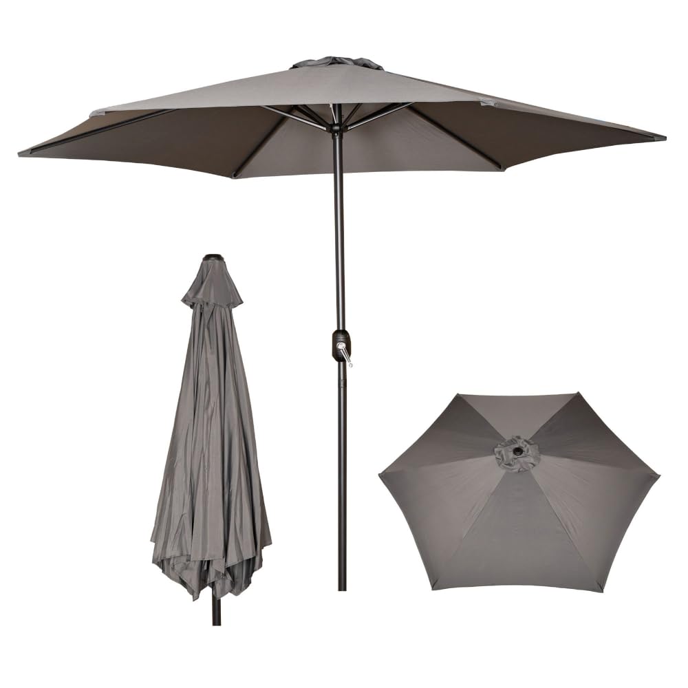 Grey Choice Of Colour Samuel Alexander 2.7M Havana Parasol With Crank Handle