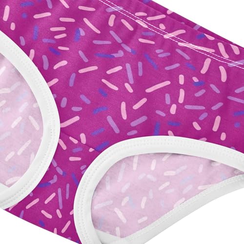 Bright Bar s Pink Purple Girls Underwear Toddlers 2t Cotton Panties Little Girl Fun Briefs Underpants4