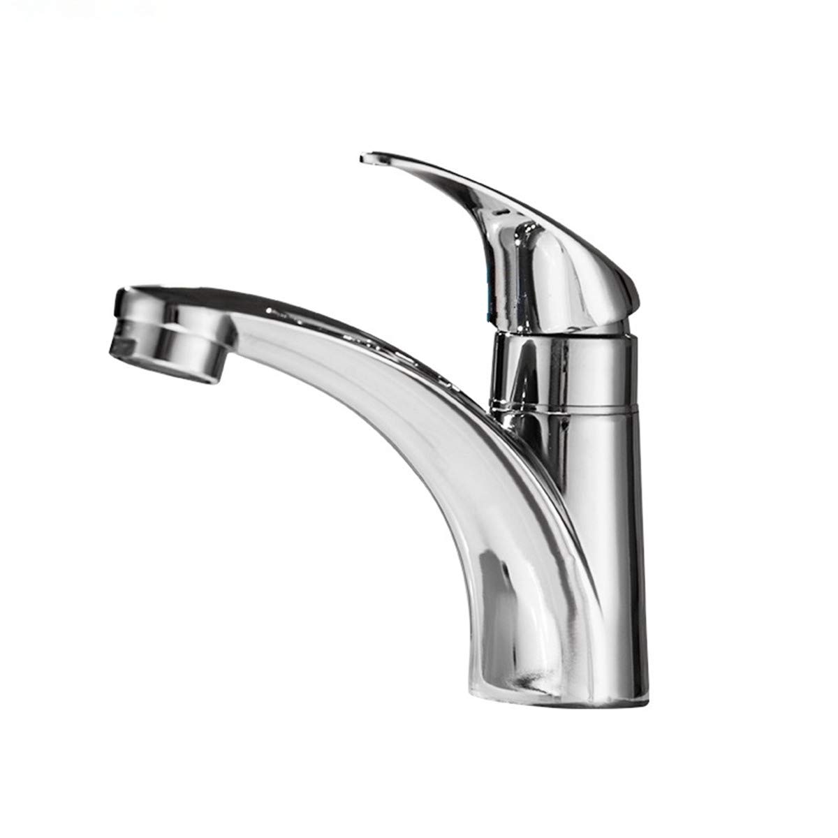 Modern Brass Faucet Cold Water Taps Bathroom Garden Bar Sink Faucets Single Handle, Chrome