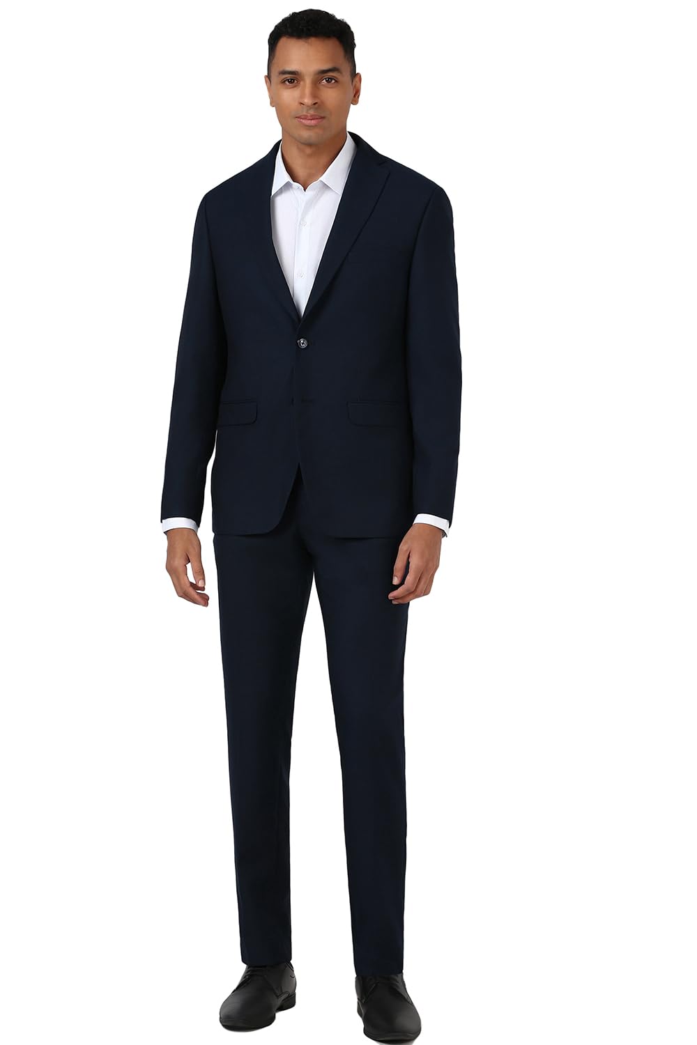 peter england Men's Polyester Blend Two Piece Suit-Dress Set-picture-22