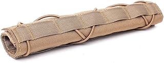 MiOYOOW Suppressor Cover, Adjustable Silencer Cover with Molle System for Touring Climbing Hunting Shooting (8.66'*5.51')