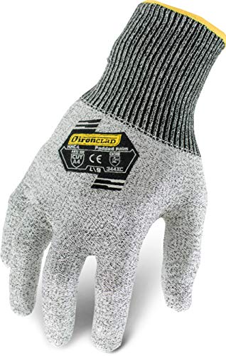 Ironclad Knit Cut Resistant Glove; HPPE Shell, A4 Cut Resistant, Sized XS, S, M, L, XL, XXL