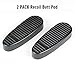 GlobalPioneer 2PCS Stock Recoil Butt Pad Rubber Snap-on Non-Slip