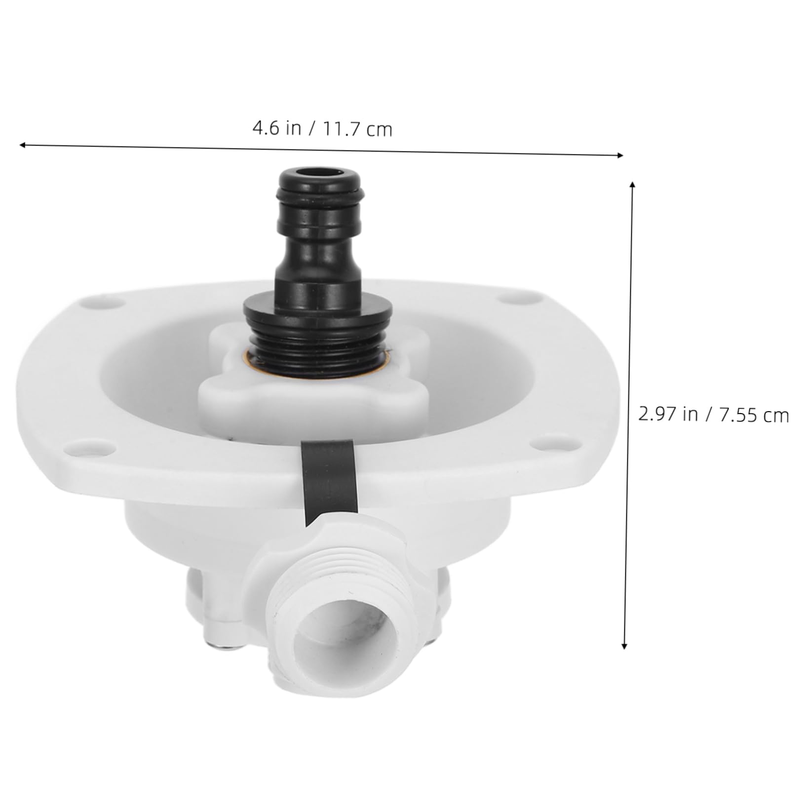 3pezzi RV Water Fill Inlet Valvola Accessorio per Camper e Barche Installazione Facile Compatibile Serbatoi per Trailer e Yacht