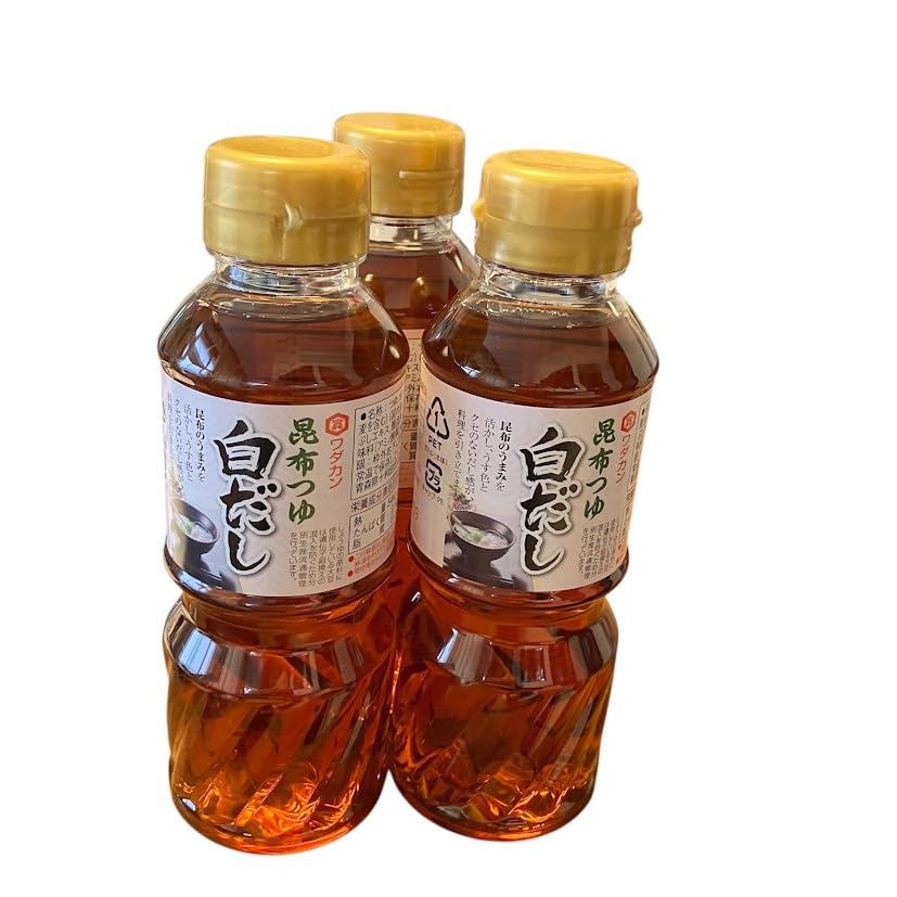 昆布つゆ 白だし ワダカン 300ml×３本まとめ売り