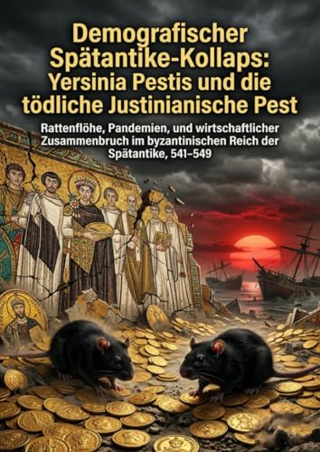 Demografischer Spätantike-Kollaps: Yersinia Pestis und die tödliche Justinianische Pest: Rattenflöhe, Pandemien, und wirtschaftlicher Zusammenbruch im ... Reich der Spätantike, 541-549.DE