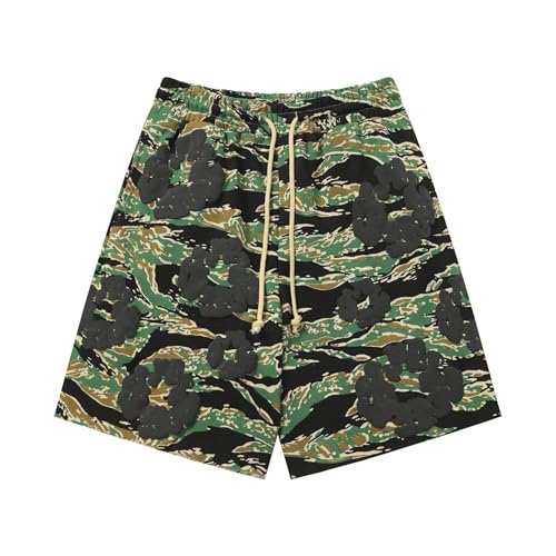 Y2K Summer Men's Camouflage Sweatpants Women's Foam Sweatpants Hip Hop Pants4