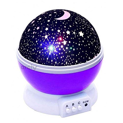 Consejos para Comprar Iluminación infantil los 5 más buscados. 46 Archy Proyector de Galaxias y Estrellas Giratorias de Colores Luz de Noche Lampara Infantil para niños bebe 3 Modos luz LED Rotacion de 360 grados ligera y silenciosa (L13 Morado)