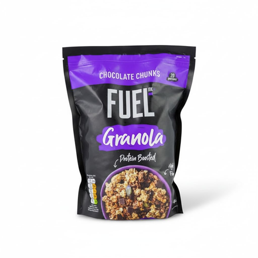 Granola con Proteínas Sabor Chocolate - Pack Ahorro 1kg | 15g de Proteína por Ración - Alta en Fibra - Apta para Veganos - FUEL10K - Desayuno Saludable y Energético con Avena Integral - NEXU