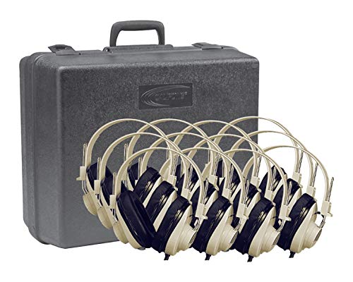 Califone 2924AVP-12 Monaural Headphones with Case