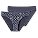 Produktbild Schiesser Damen Tai (2er Pack) Bikinislip, Mehrfarbig (Sortiert 1 901), 44 (Herstellergröße: 044)