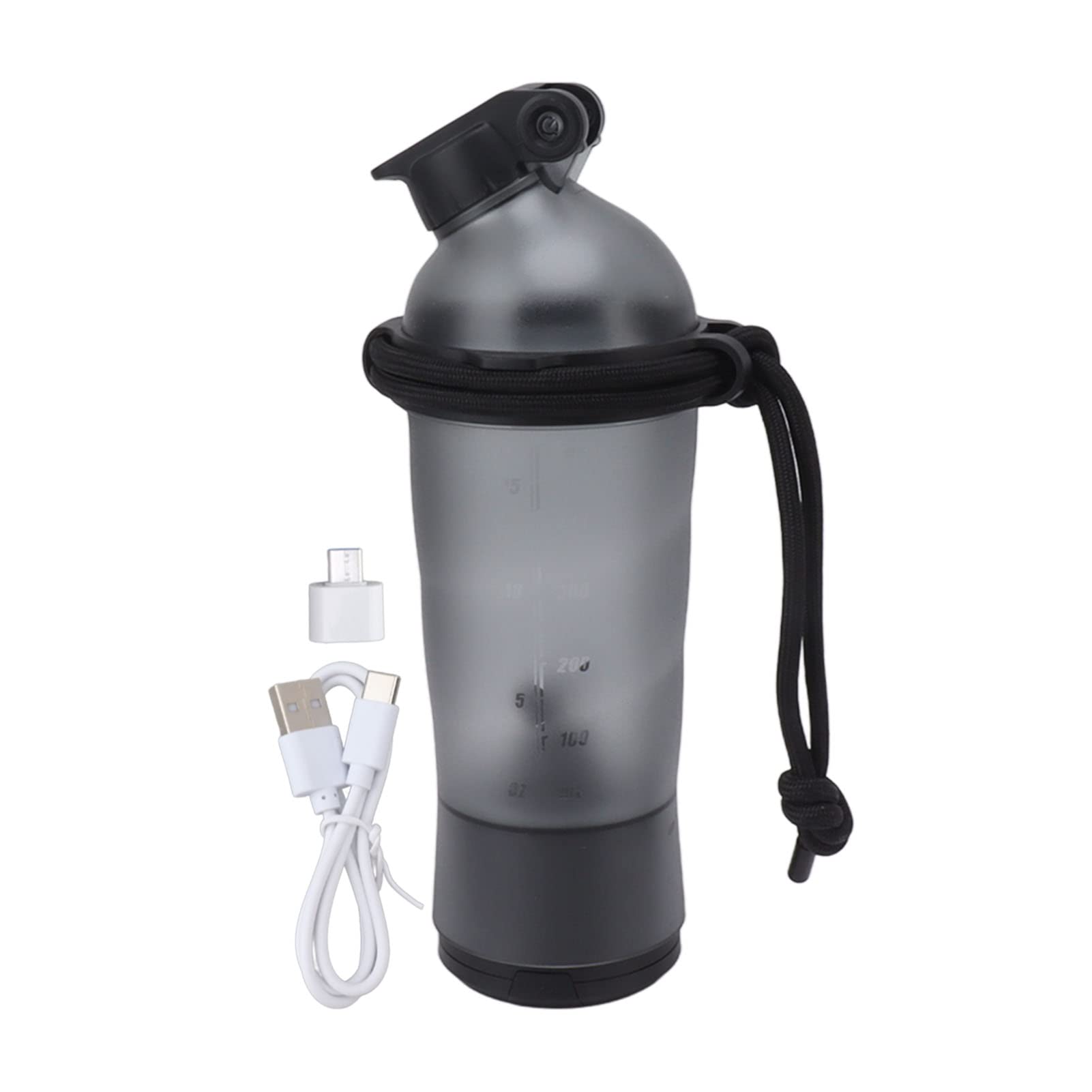 Botella Mezcladora Eléctrica, Botella Mezcladora de Proteínas Eléctrica Recargable por USB de 550 Ml, Botellas Mezcladoras Grandes para Mezclas de Proteínas, Vaso Mezclador Automático Eléctrico, Botel