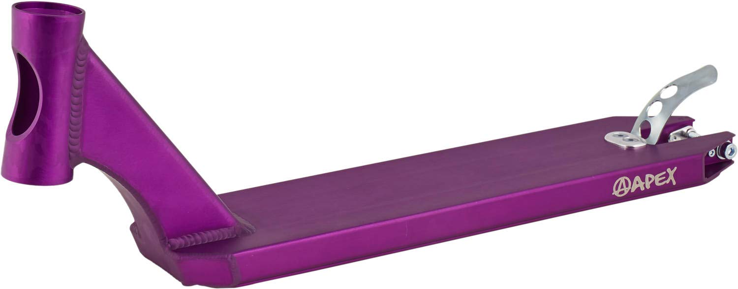 Apex Pro Stunt-Scooter Deck I 46cm-55,9cm Länge I Profi I Fortgeschritten I Trick I Tret I Freestyle I Rolle I Trittbrett I Hochwertig I Park und Street