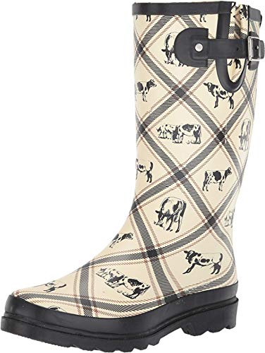 Western Chief Printed Tall Rain Boot Country Cows 8 M