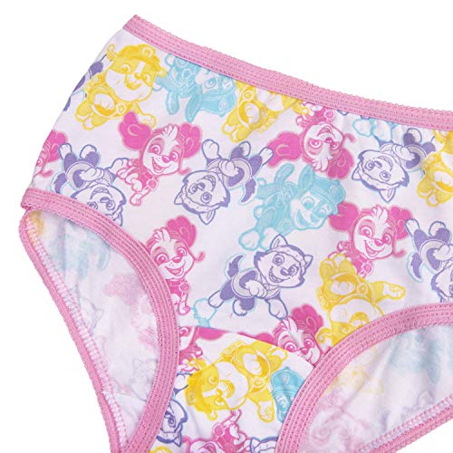Paw Patrol girls 100% Combed Cotton 10-pack Underwear Available With Chase, Skye, Rubble and More in Sizes 2/3t, 4t, 4, 6, 83